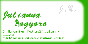 julianna mogyoro business card